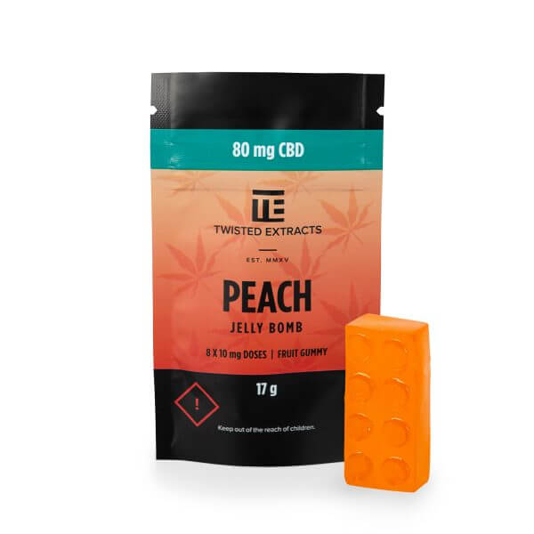 Peach CBD Jelly Bomb UK